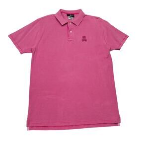 Psycho Bunny Cayman Stripe Pima Cotton Polo Shirt Men's 8/2XL Preppy Golf